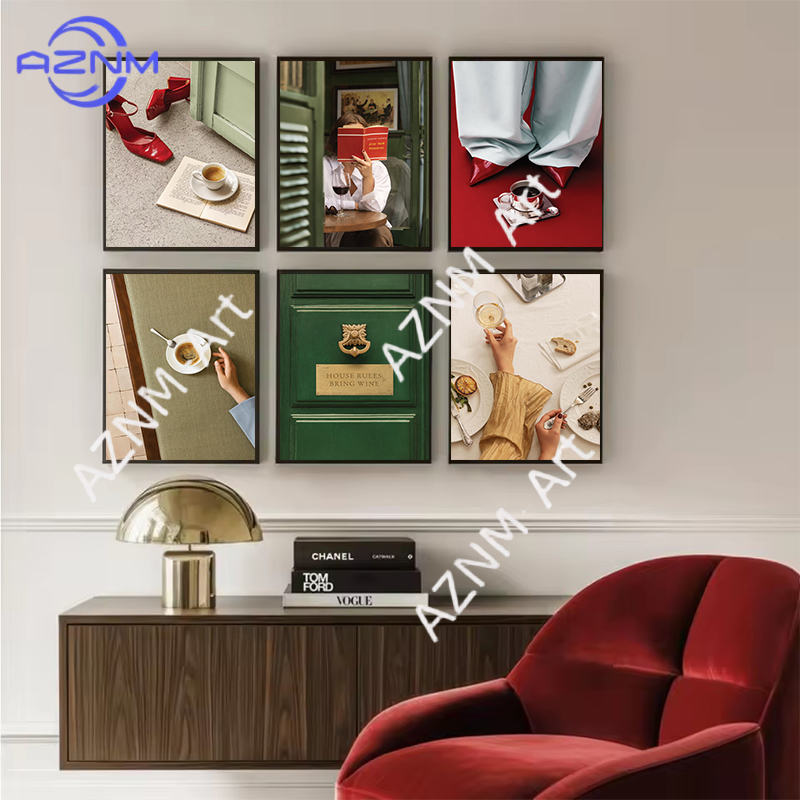 Coffee Tea Picture - Fashion Women Afternoon Tea Coffee Poster