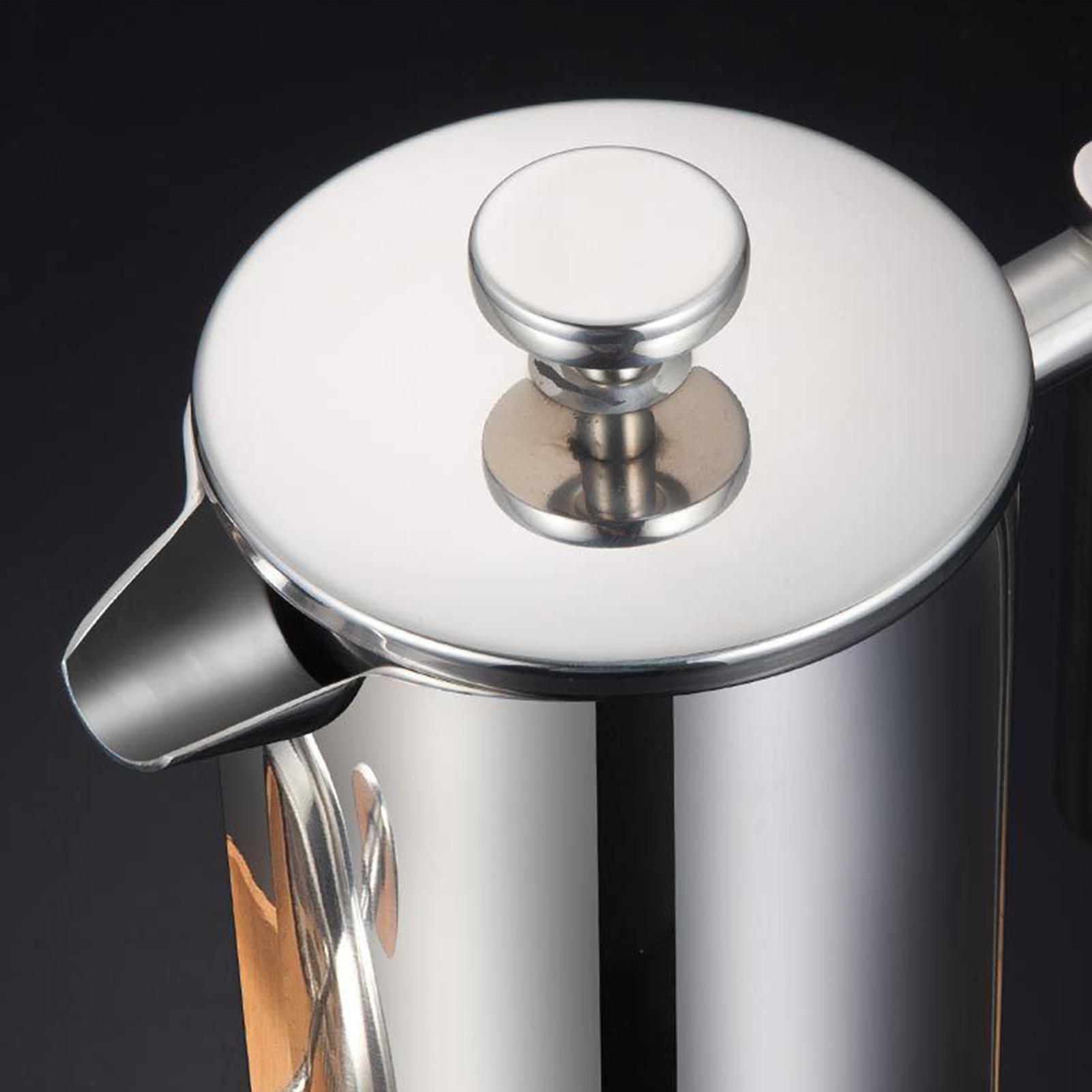 Coffee Tea Pot - Coffee Press Pot Filter System Heat