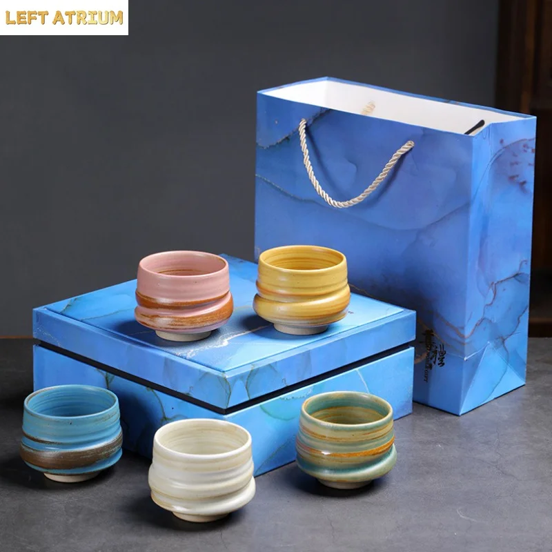 Good Coffee Tea - Coarse Pottery Teacup Set Ceramic Kung