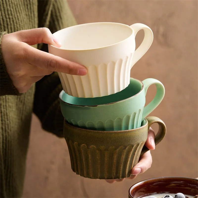 350ml Japanese Retro Vertical  - Coffee Tea Japan ulasan dan harga