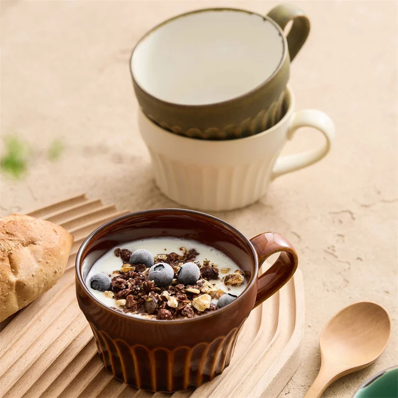 350ml Japanese Retro Vertical  - Coffee Tea Japan ulasan dan harga