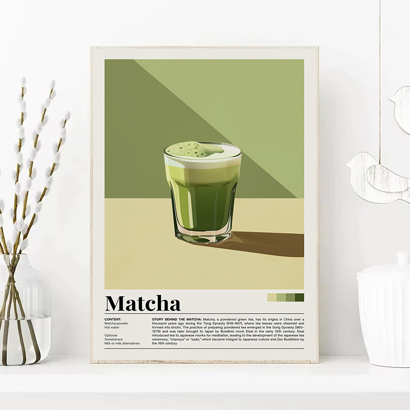 Vintage Coffee Beverage Poster - Coffee Tea Picture ulasan dan harga
