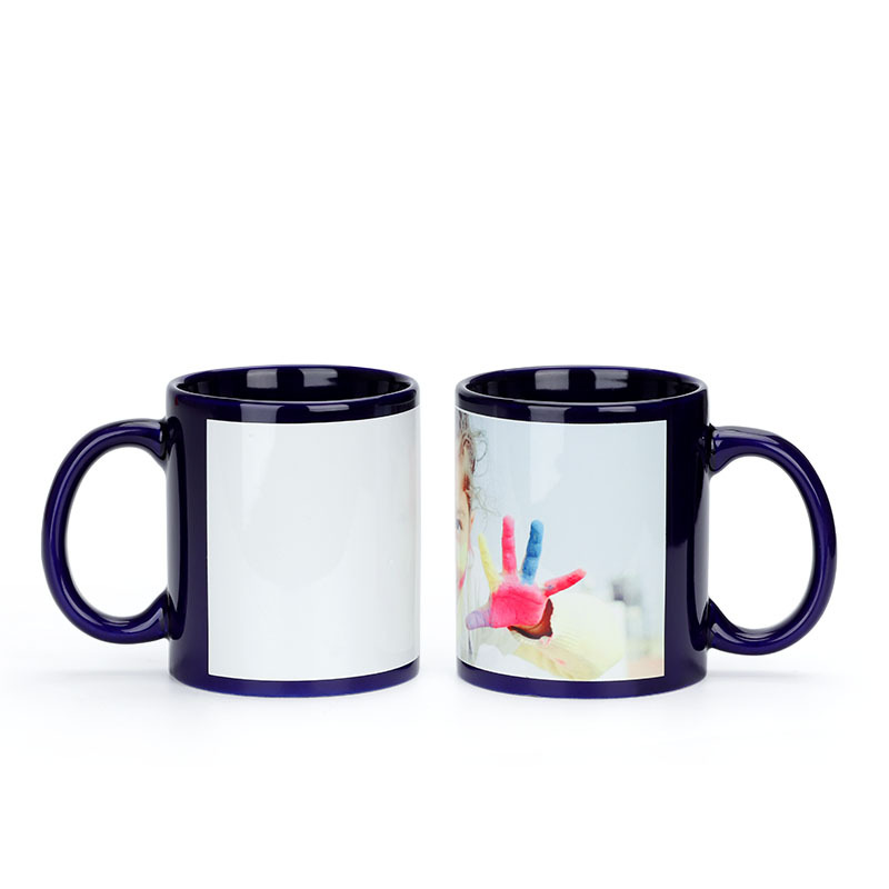 Black Cup DIY LOGO Ceramic 350 - Coffee Tea Picture ulasan dan harga