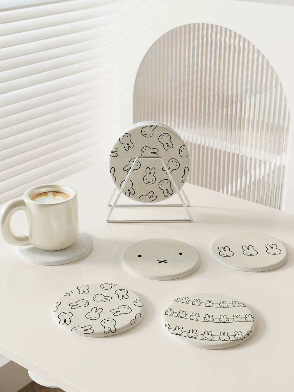 Miffy Diatom Mud Coaster Cute  - Good Coffee Tea ulasan dan harga
