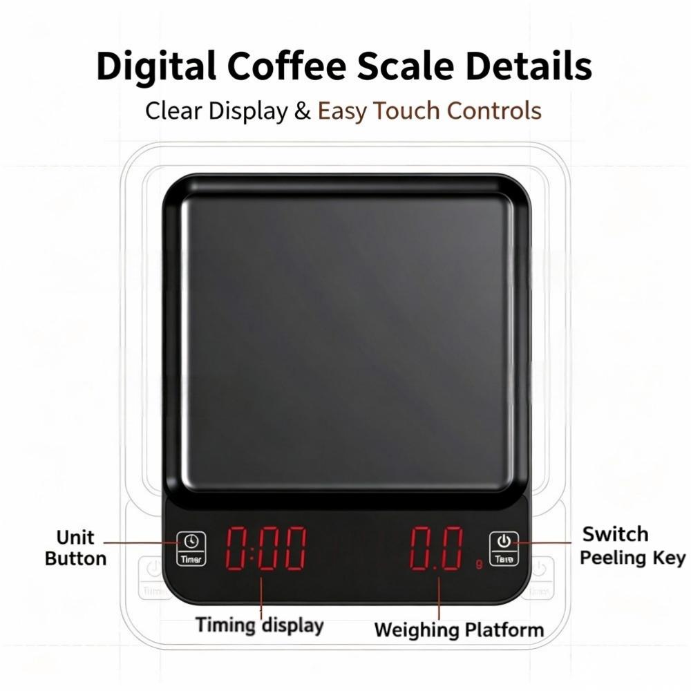 3kg/0.1g High Precision Digita - Coffee&Tea House Opinie ulasan dan harga