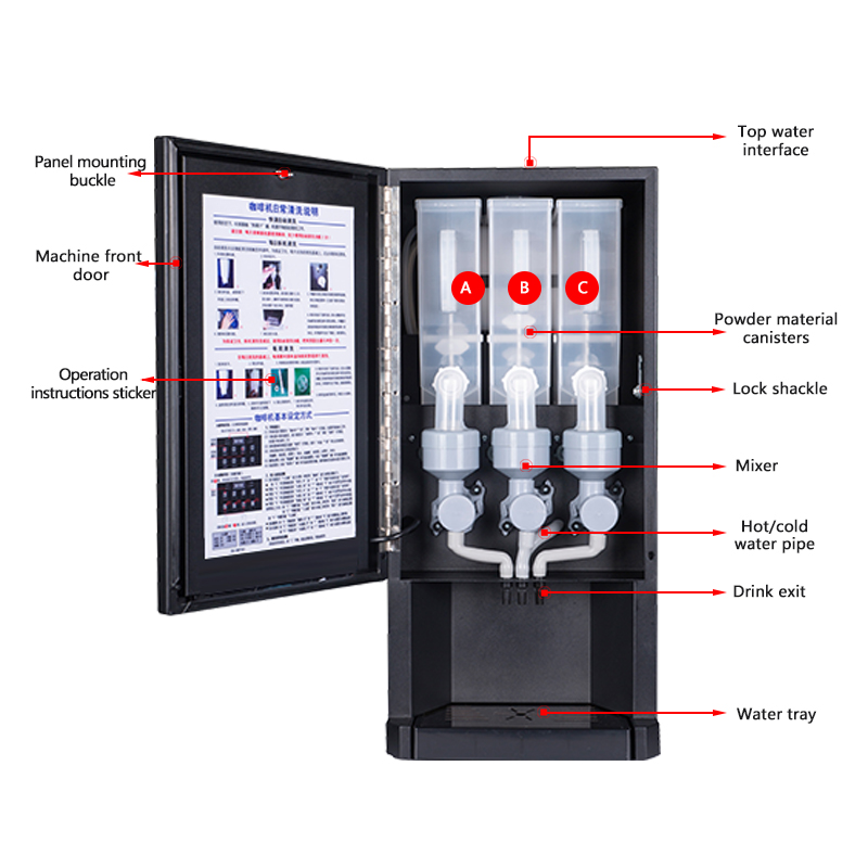 30SCW-8 Hot Ice Instant Coffee - Coffee Tea Machine ulasan dan harga
