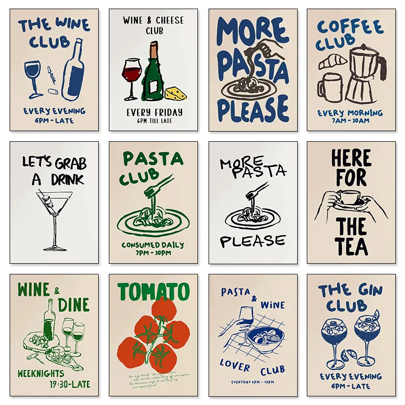 Modern Kitchen Art Wine Coffee - Coffee Tea Picture ulasan dan harga