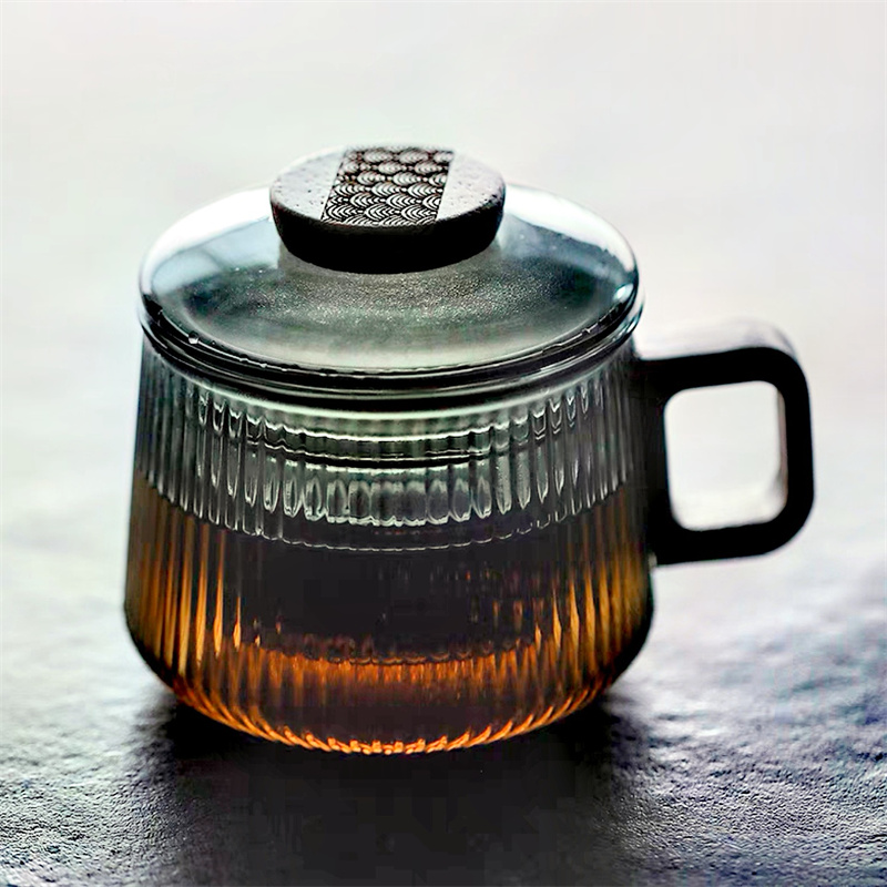 300ml Striped High Borosilicat - Coffee Tea Japan ulasan dan harga