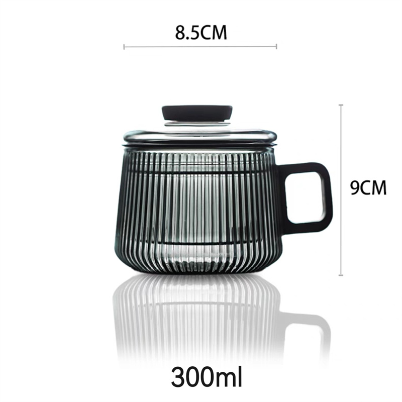 300ml Striped High Borosilicat - Coffee Tea Japan ulasan dan harga