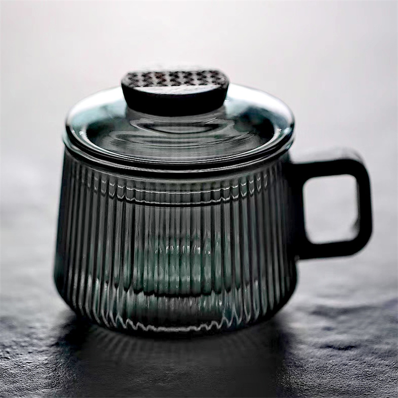 300ml Striped High Borosilicat - Coffee Tea Japan ulasan dan harga