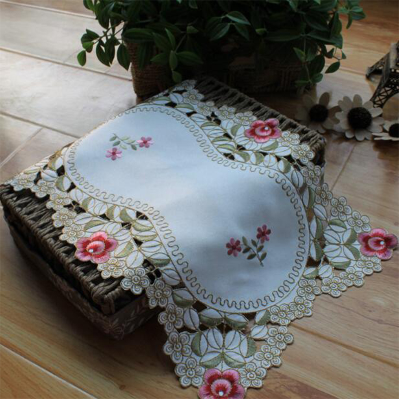 Modern Lace Embroidery Table P - Coffee Tea Place ulasan dan harga