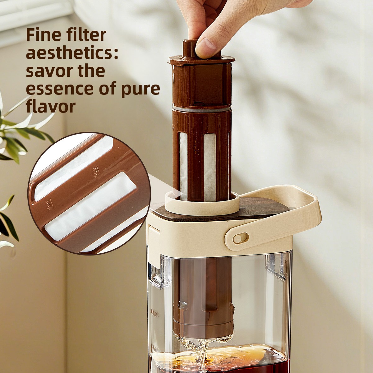 Large Capacity Coffee Cold Bre - Coffee Tea Pot ulasan dan harga