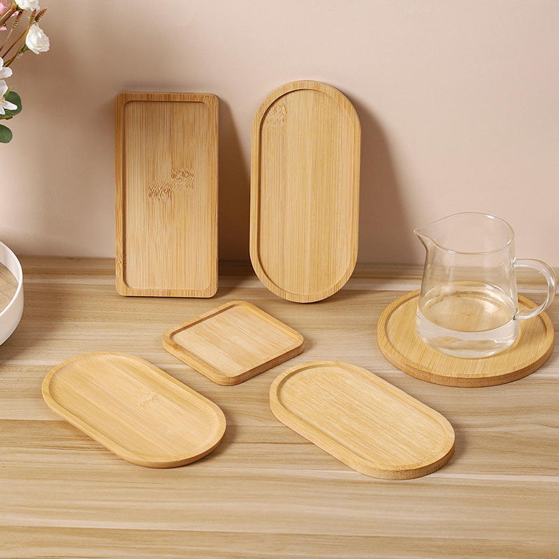 Tableware Solid Wood Food Tray - Coffee Tea Japan ulasan dan harga