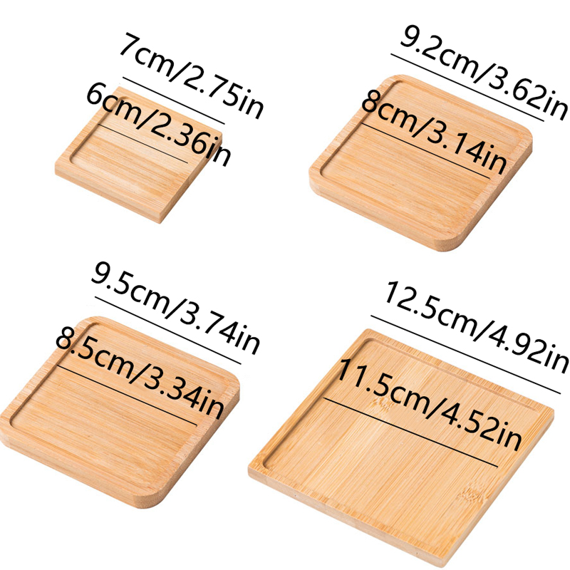 Tableware Solid Wood Food Tray - Coffee Tea Japan ulasan dan harga