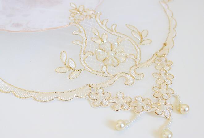 Luxury Sequin Lace Embroidery  - Coffee Tea Place ulasan dan harga