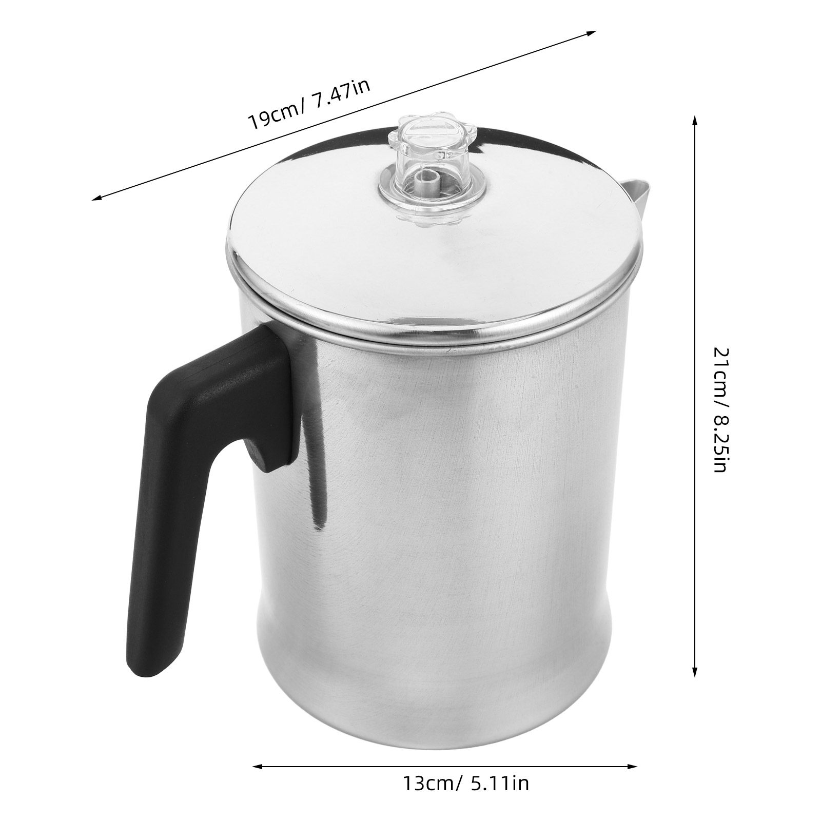 1.8L Aluminum Coffee Pot Outdo - Coffee Tea Pot ulasan dan harga
