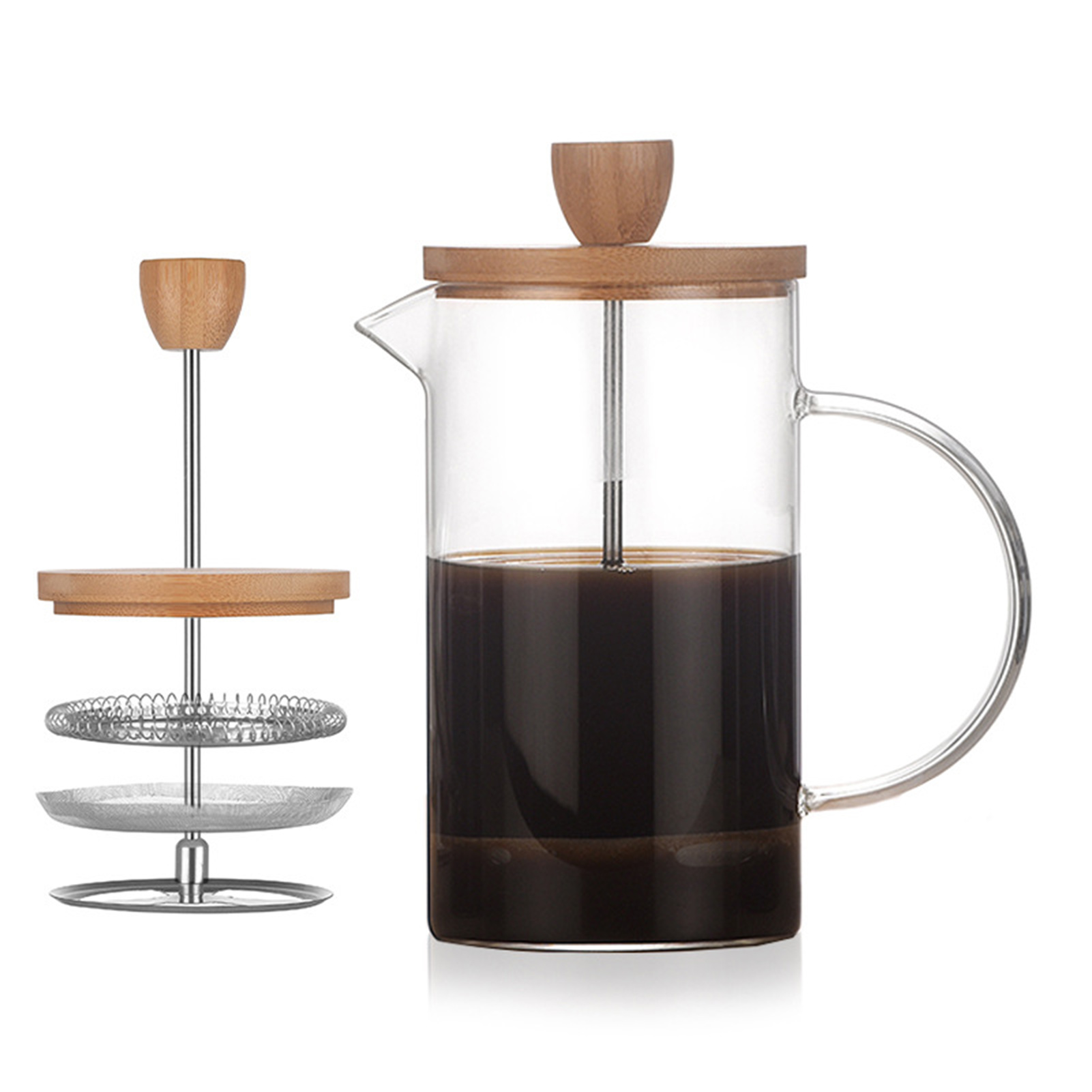 Versatile Home French Filter P - Coffee Tea Pot ulasan dan harga