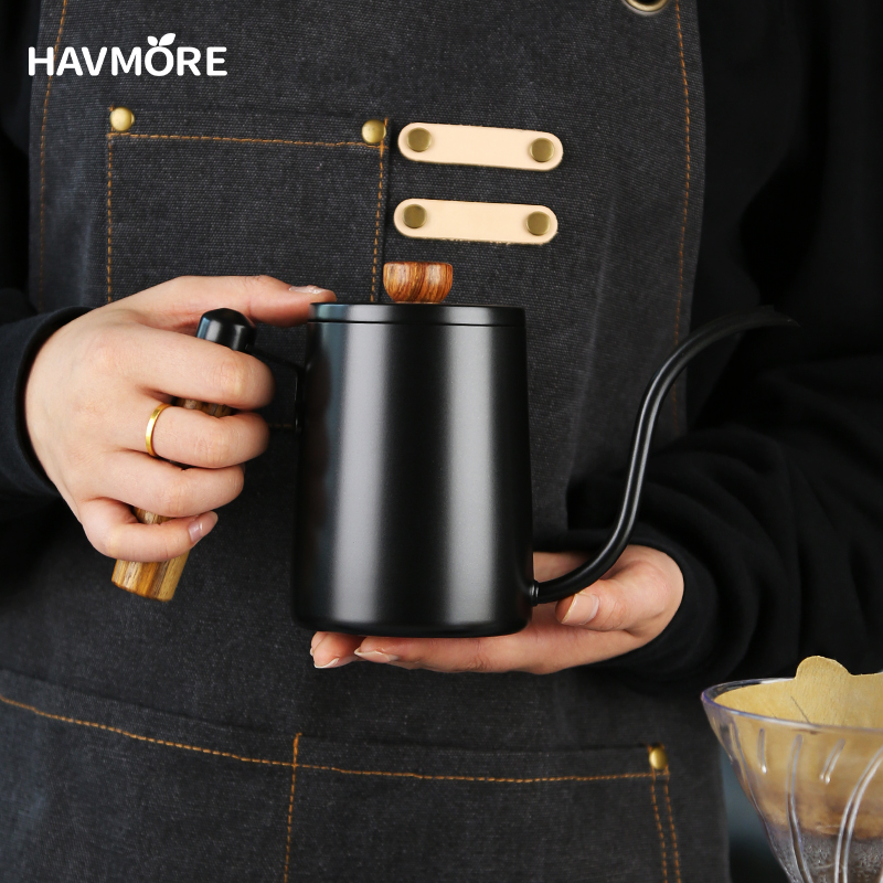 550ML Coffee Pot Milk Frothing - Coffee Tea Pot ulasan dan harga