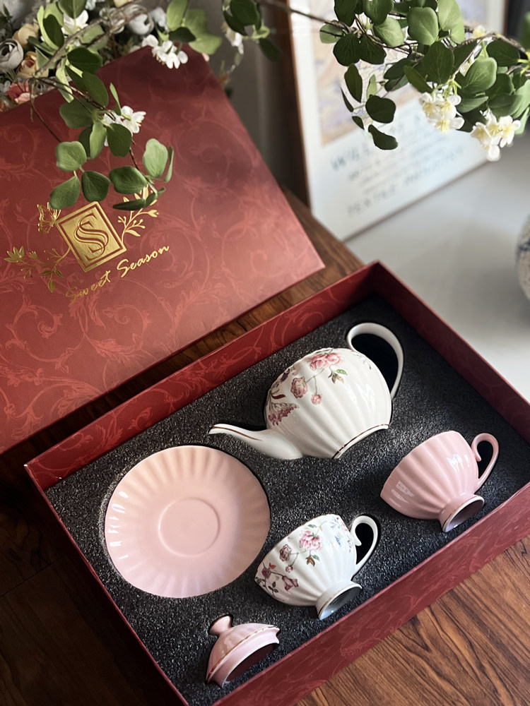 Coffee Cup Set Simple European - Coffee Tea Gift ulasan dan harga
