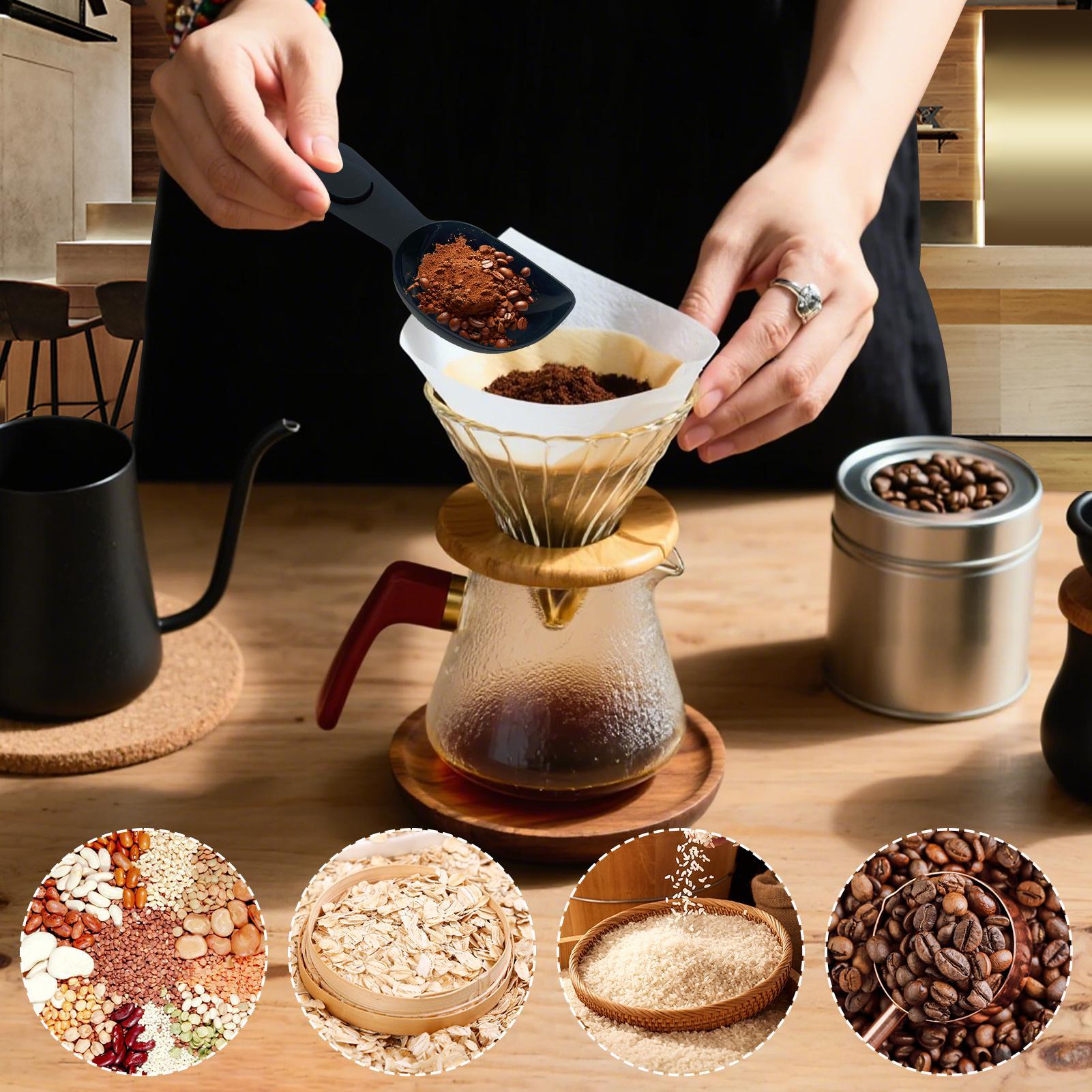 Coffee Scoop with Clip Multi-p - Coffee Tea Leaf And Bean ulasan dan harga