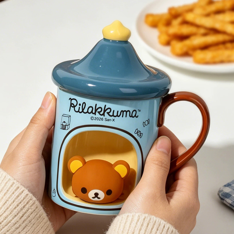 Kawaii 3D Rilakkuma Ceramic Mu - Good Coffee Tea ulasan dan harga