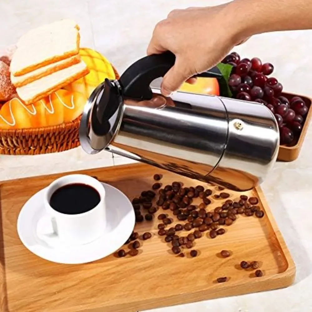 Mocha Coffee Pots Stainless St - Coffee Tea Pot ulasan dan harga