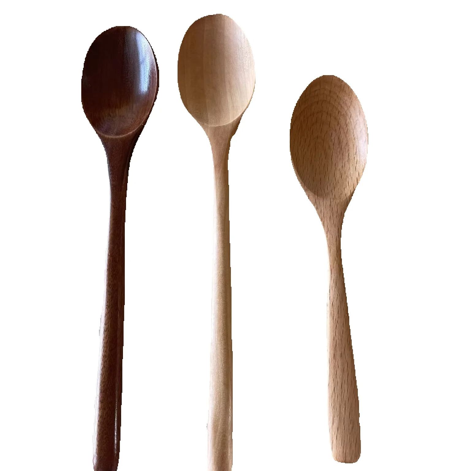 Wooden Teaspoons Long Wood Cof - Coffee Tea Japan ulasan dan harga