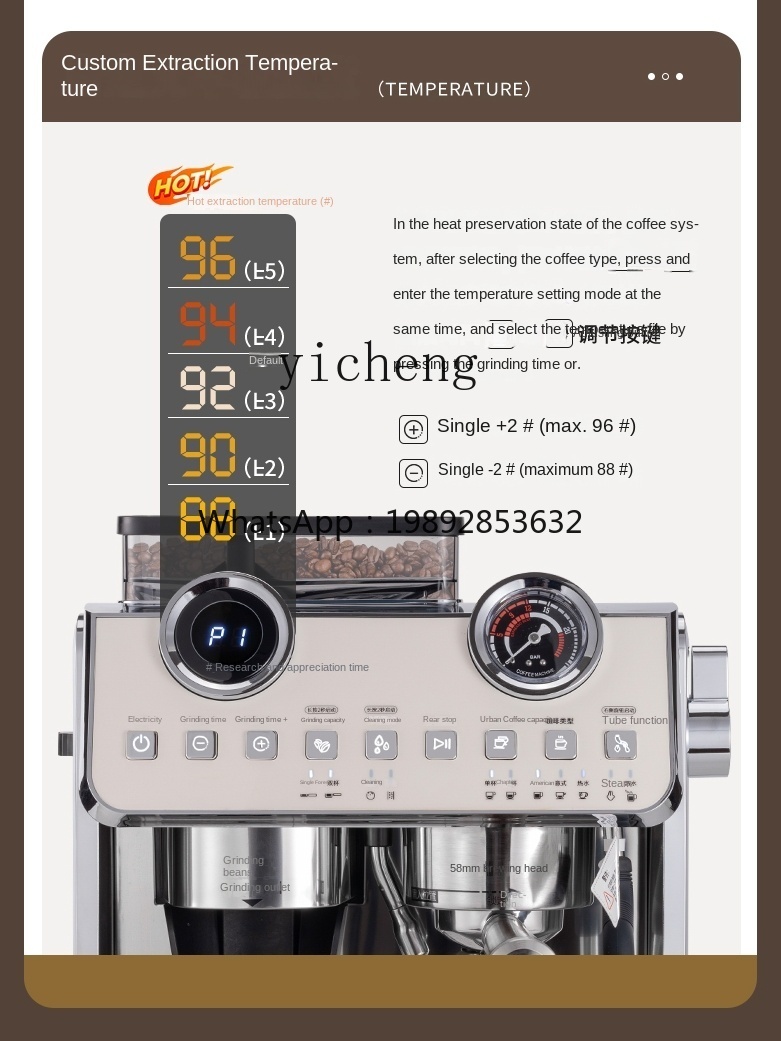 PYH Coffee Machine Small Comme - Coffee Tea Machine ulasan dan harga