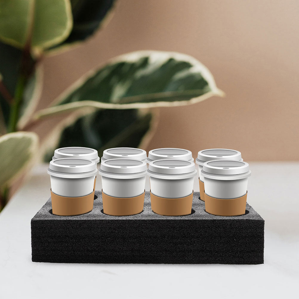 4Pcs Multi-Hole Cup Tray 8-Cup - Coffee Tea Cup ulasan dan harga
